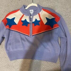 BDG vintage quarter zip sweater